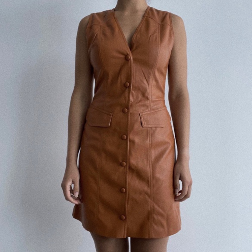 Nanushka Leather Dress